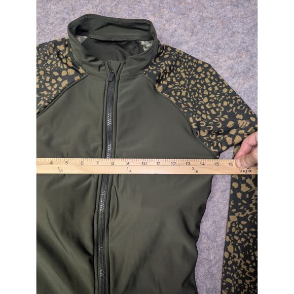 All in Motion Long Sleeve Mock Neck 1-Piece Rashguard Sun Protection Swimsuit, M - Picture 6 of 9